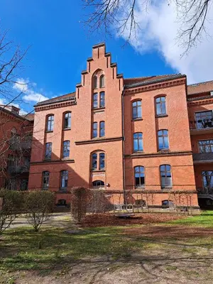 Das Gebäude in dem sich die Ferienwohnung befindet