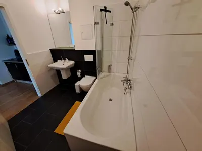 Ein Badezimmer in der Unterkunft charmantes Wohnen für 2