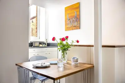 Küche/Küchenzeile in der Unterkunft Apartment Berlin Kreuzberg