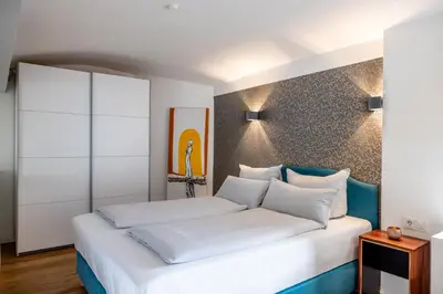 Ein Bett oder Betten in einem Zimmer der Unterkunft Apartment Berlin Kreuzberg