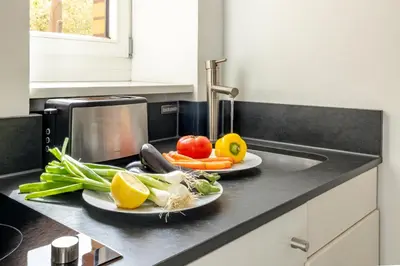 Essen in der Ferienwohnung oder in der Nähe