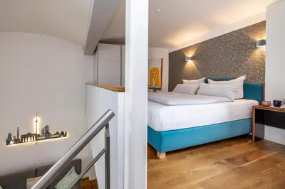 Ein Bett oder Betten in einem Zimmer der Unterkunft Apartment Berlin Kreuzberg