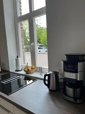 Küche/Küchenzeile in der Unterkunft Remise 23a - 2Schlafzimmer Unterkunft für 4-köpfige Familie