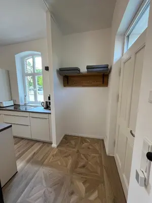 Küche/Küchenzeile in der Unterkunft Remise 23a - 2Schlafzimmer Unterkunft für 4-köpfige Familie