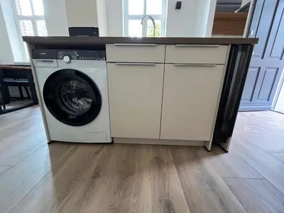 Küche/Küchenzeile in der Unterkunft Remise 23a - 2Schlafzimmer Unterkunft für 4-köpfige Familie