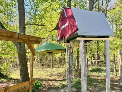 Grundriss der Unterkunft Baumzelt auf Bio-Bauernhof im Natur- und Sternenpark
