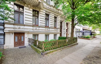 Das Gebäude in dem sich die Ferienwohnung befindet
