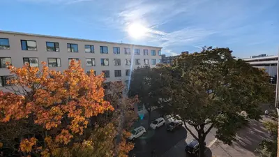 Das Gebäude in dem sich die Ferienwohnung befindet