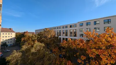 Das Gebäude in dem sich die Ferienwohnung befindet