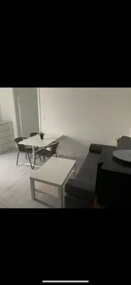 Ein Sitzbereich in der Unterkunft Elvano Apartments