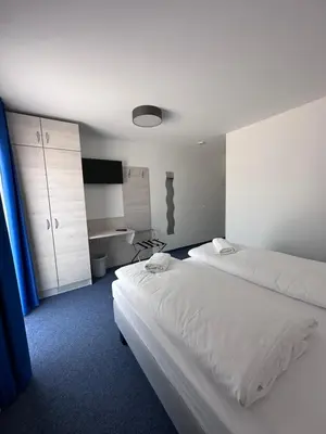 Ein Bett oder Betten in einem Zimmer der Unterkunft Marina Park Eberswalde