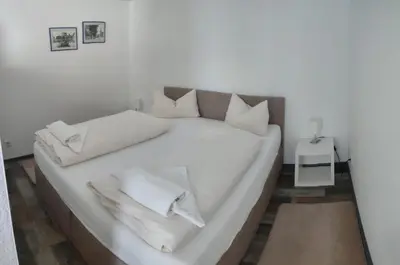 Ein Bett oder Betten in einem Zimmer der Unterkunft Marina Park Eberswalde