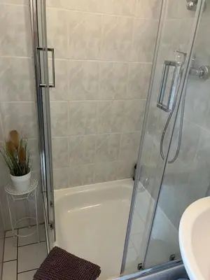 Ein Badezimmer in der Unterkunft Kulinarische Zauberei