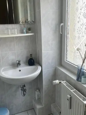 Ein Badezimmer in der Unterkunft Kulinarische Zauberei