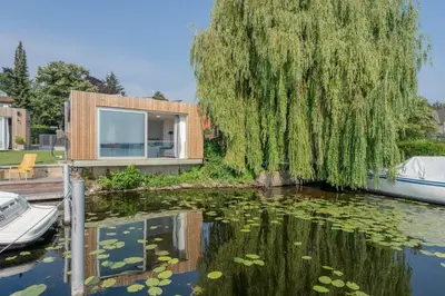 Blick auf einen Fluss in der Nähe der Ferienwohnung