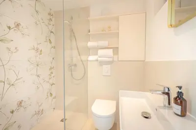 Ein Badezimmer in der Unterkunft WannseeLiebe