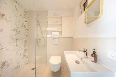 Ein Badezimmer in der Unterkunft WannseeLiebe