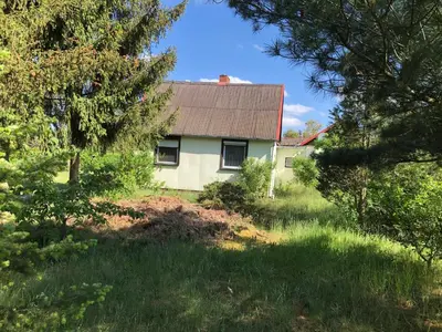 Ein Garten an der Unterkunft Haus August Schulz