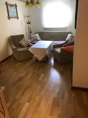 Ein Sitzbereich in der Unterkunft Haus August Schulz