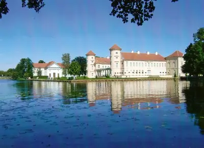 Blick auf einen Fluss in der Nähe der Ferienwohnung