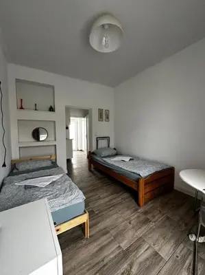 Ein Bett oder Betten in einem Zimmer der Unterkunft Nice flat in Berlin 10