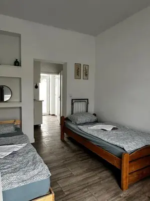 Ein Bett oder Betten in einem Zimmer der Unterkunft Nice flat in Berlin 10