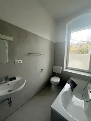 Ein Badezimmer in der Unterkunft Nice apartment in Berlin3
