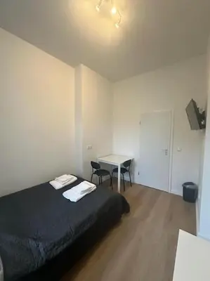Ein Bett oder Betten in einem Zimmer der Unterkunft Nice apartment in Berlin3