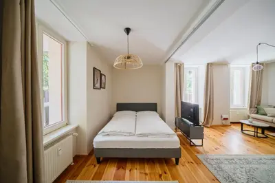 Ein Bett oder Betten in einem Zimmer der Unterkunft Kiezapartment - Berlin Mitte!