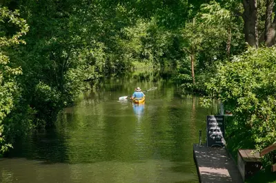 Naturlandschaft in der Nähe des Campingplatzes