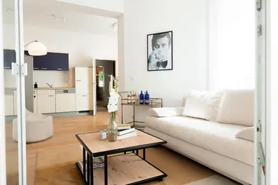 Küche/Küchenzeile in der Unterkunft Luxuswohnung im Herzen Potsdams!