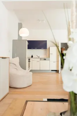 Küche/Küchenzeile in der Unterkunft Luxuswohnung im Herzen Potsdams!