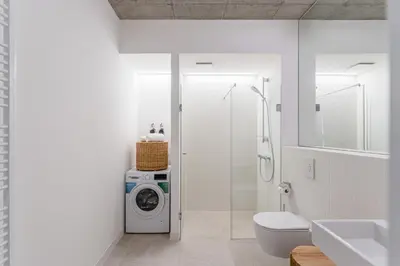 Ein Badezimmer in der Unterkunft Wilmina Apartments & Lofts