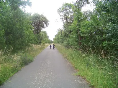 Naturlandschaft in der Nähe des Ferienhauses