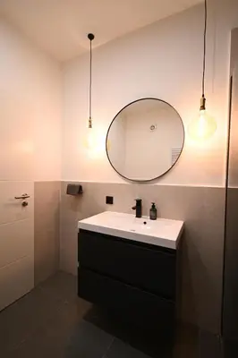 Ein Badezimmer in der Unterkunft Stilvolle Wohnung in Wilmersdorf