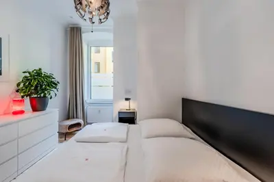Ein Bett oder Betten in einem Zimmer der Unterkunft Urban Smart Kreuzberg