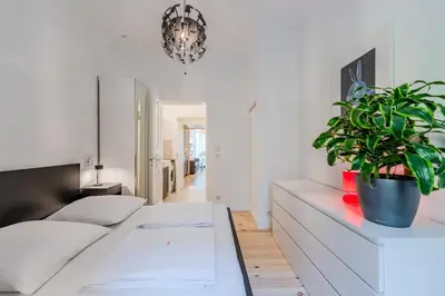 Ein Bett oder Betten in einem Zimmer der Unterkunft Urban Smart Kreuzberg