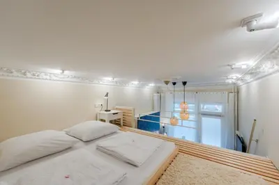 Ein Bett oder Betten in einem Zimmer der Unterkunft Urban Smart Kreuzberg