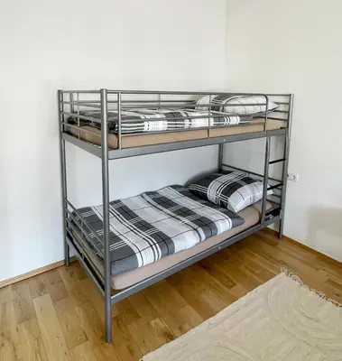 Ein Bett oder Betten in einem Zimmer der Unterkunft Wohlfühloase in der City