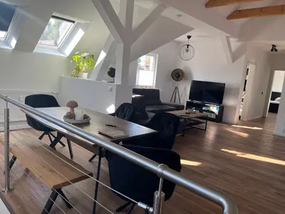 TV/Unterhaltungsangebot in der Unterkunft Gutshof von Gemünden Ferienwohnung 1