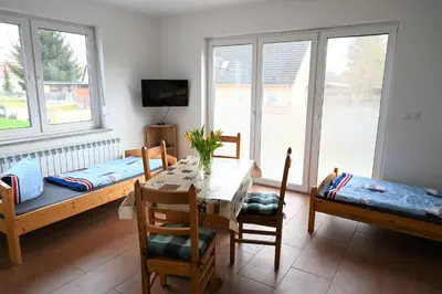 Ein Bett oder Betten in einem Zimmer der Unterkunft Monteure sind HERZLICH WILLKOMMEN!