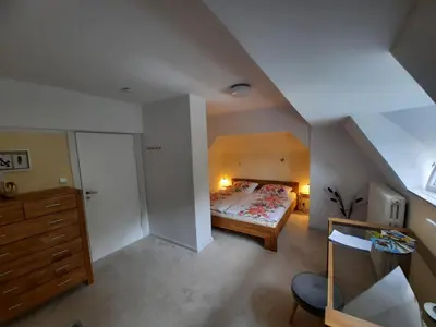 Ein Bett oder Betten in einem Zimmer der Unterkunft Villa auf dem Kolberg
