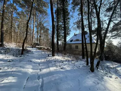Villa auf dem Kolberg im Winter