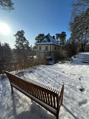 Villa auf dem Kolberg im Winter