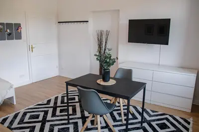 TV/Unterhaltungsangebot in der Unterkunft Arbio Grünheide Monteurzimmer Parking included