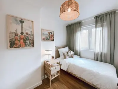 Ein Bett oder Betten in einem Zimmer der Unterkunft BetterBeds Berlin
