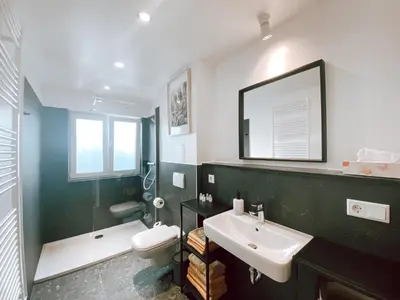 Ein Badezimmer in der Unterkunft BetterBeds Berlin