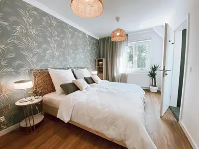 Ein Bett oder Betten in einem Zimmer der Unterkunft BetterBeds Berlin