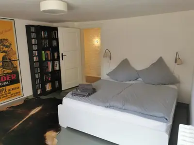 Ein Bett oder Betten in einem Zimmer der Unterkunft Haus Sonnenwind