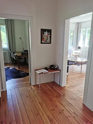 Ein Sitzbereich in der Unterkunft Haus Sonnenwind